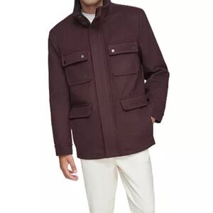 NWT ANDREW MARC Men’s Wool Coat, Size M